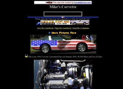 Mike's Corvette