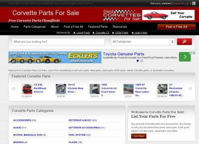 Corvette Parts For Sale